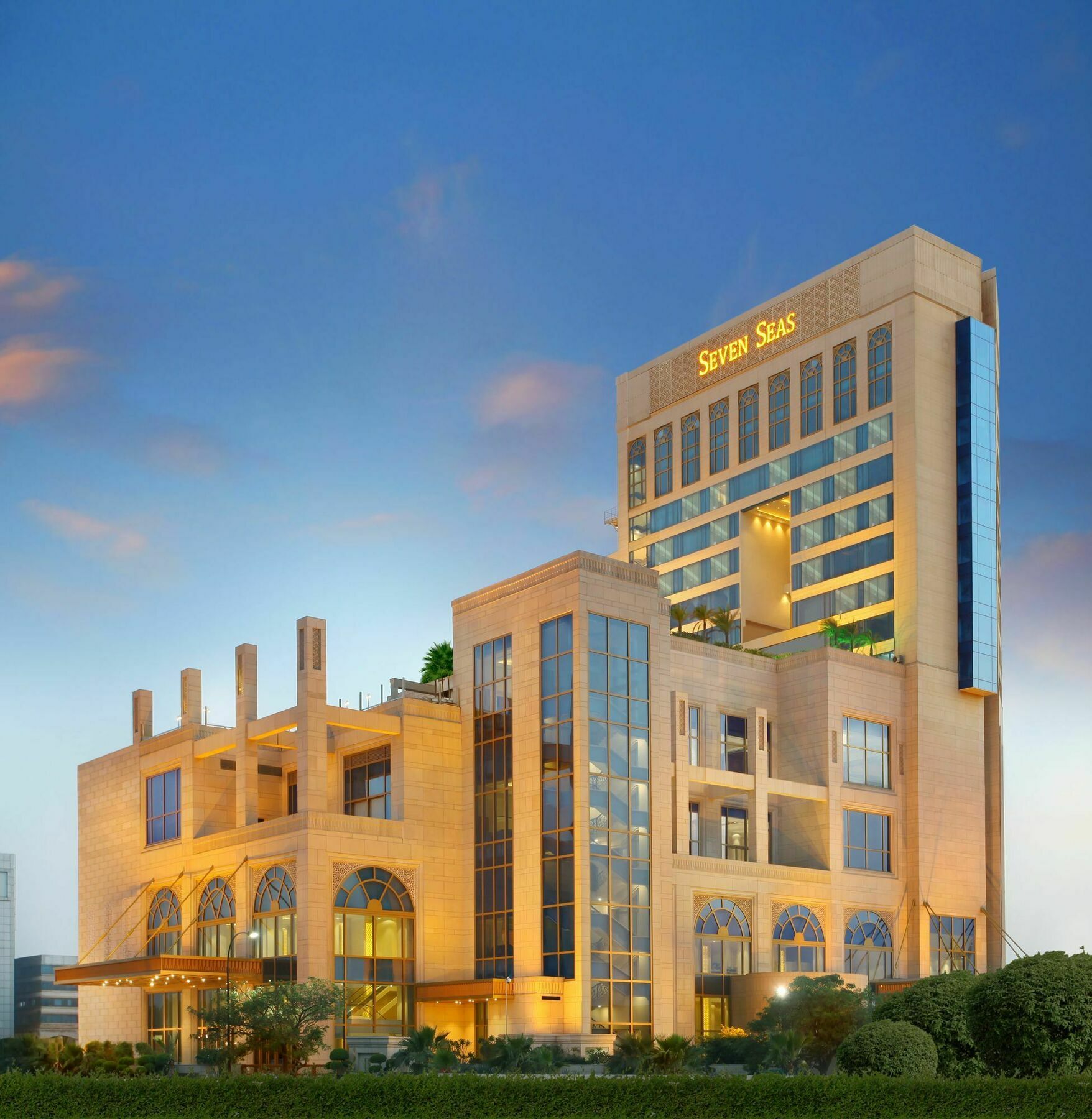 Seven Seas Hotel Delhi  Exteriör bild